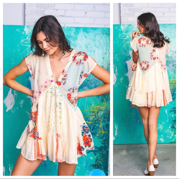 Mended With Scarves Mini Dress | Poshmark